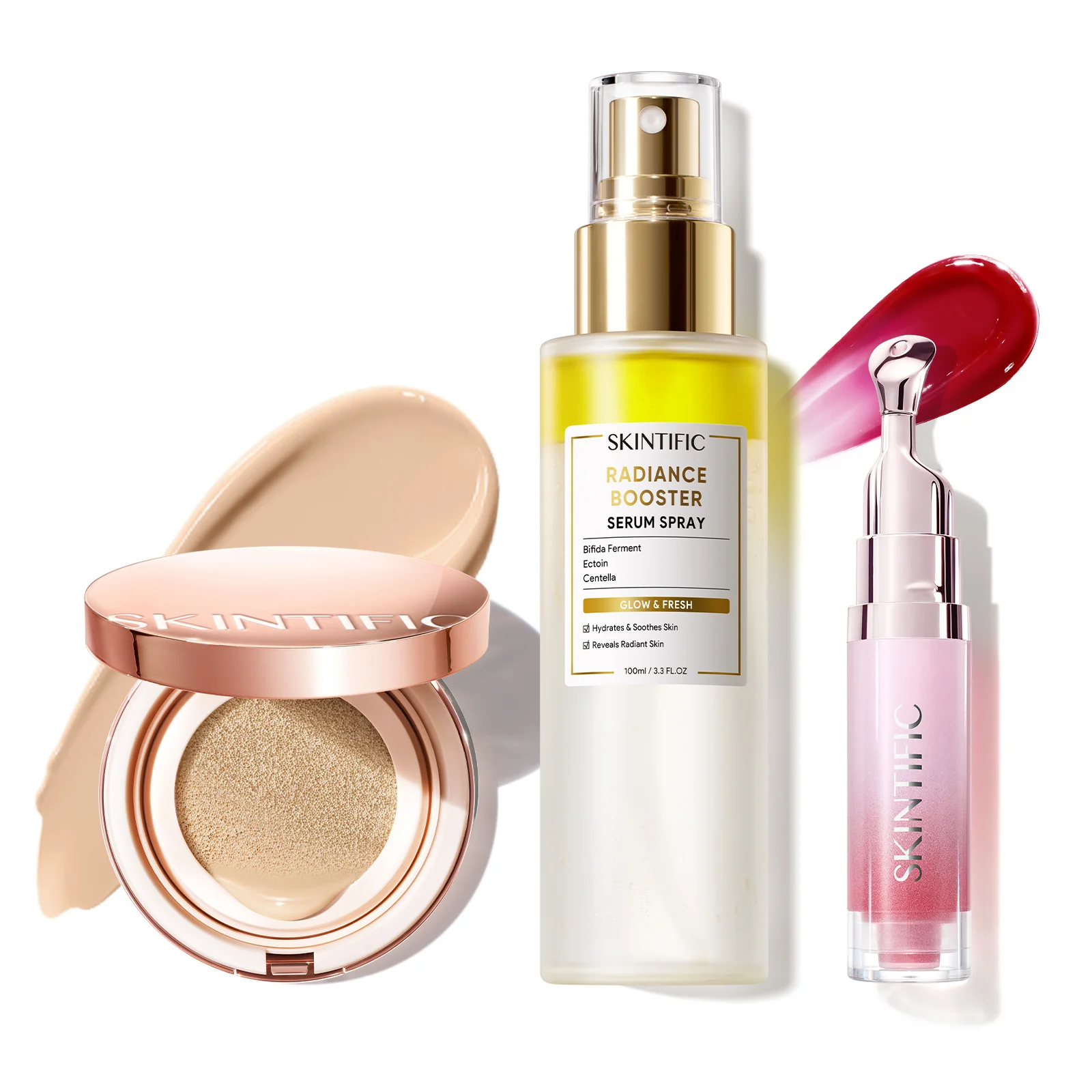 12-Hour Long-Lasting Cover Cushion+ Booster Serum Spray + Lip Serum - Image 28