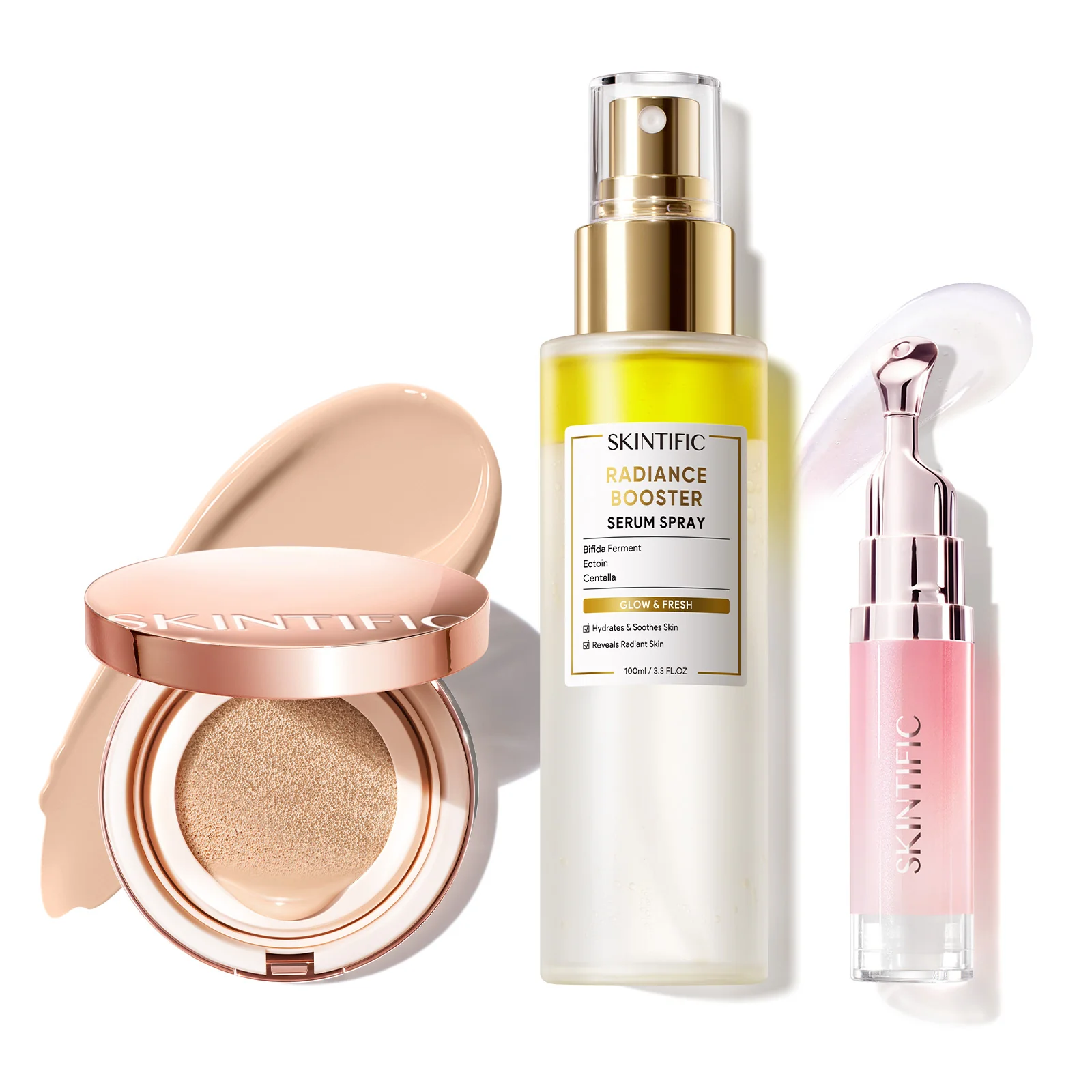 12-Hour Long-Lasting Cover Cushion+ Booster Serum Spray + Lip Serum - Image 29