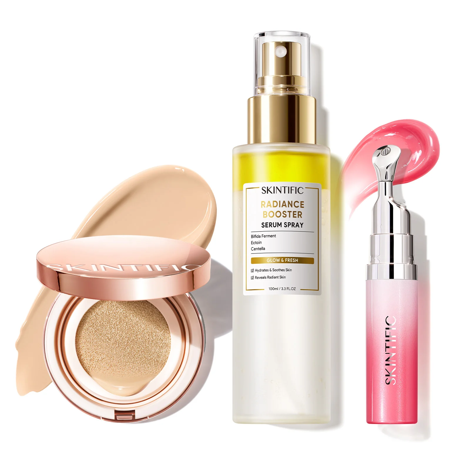 12-Hour Long-Lasting Cover Cushion+ Booster Serum Spray + Lip Serum - Image 35