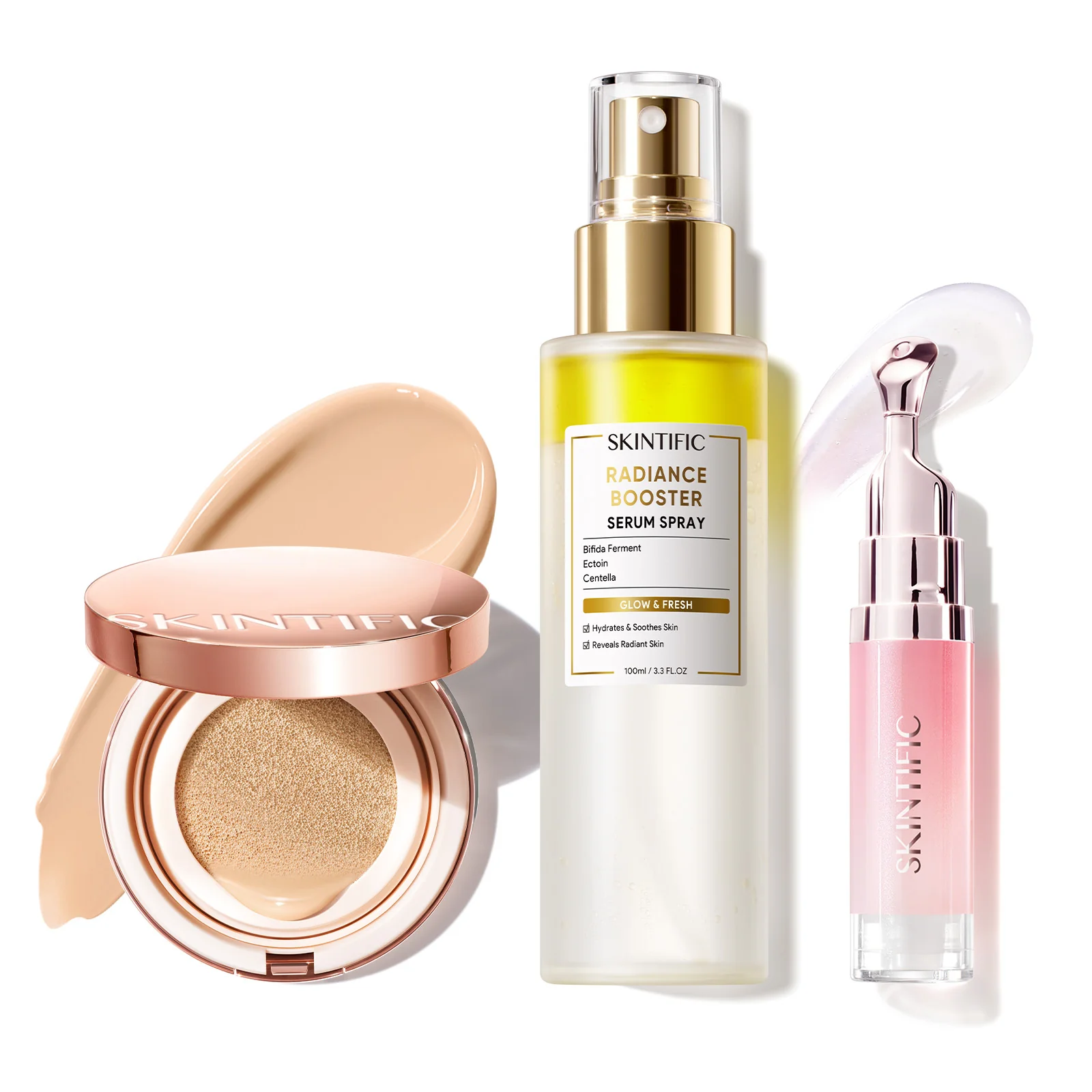 12-Hour Long-Lasting Cover Cushion+ Booster Serum Spray + Lip Serum - Image 51