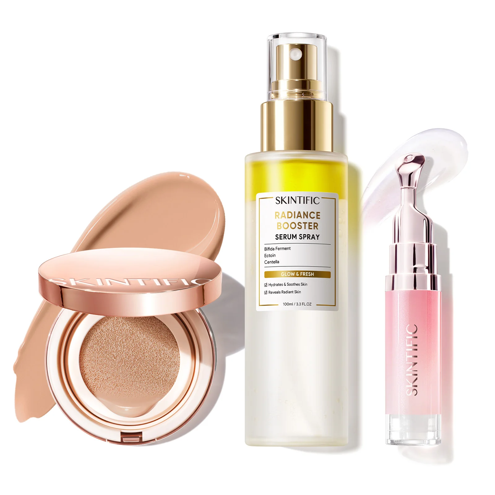 12-Hour Long-Lasting Cover Cushion+ Booster Serum Spray + Lip Serum - Image 55