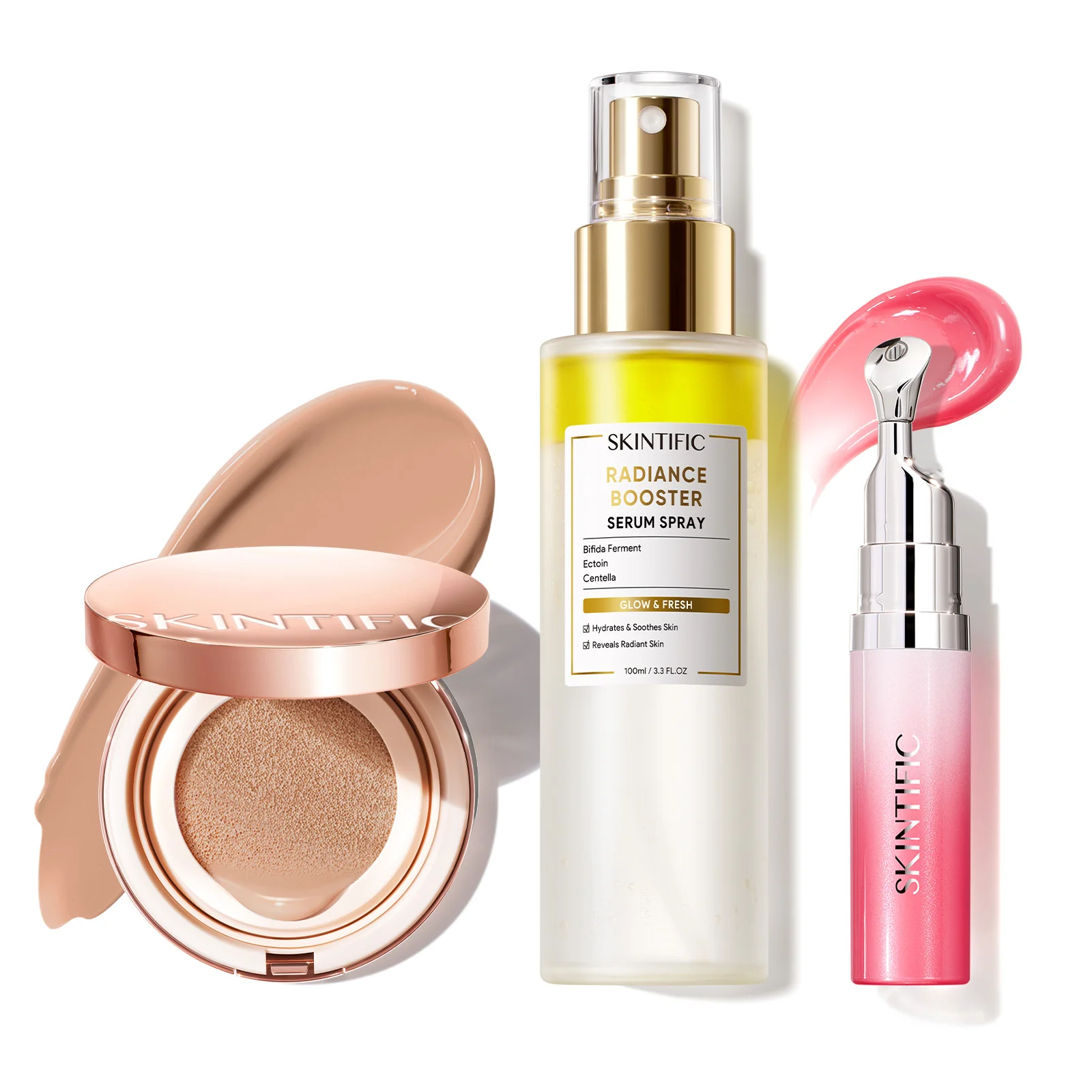 12-Hour Long-Lasting Cover Cushion+ Booster Serum Spray + Lip Serum - Image 60