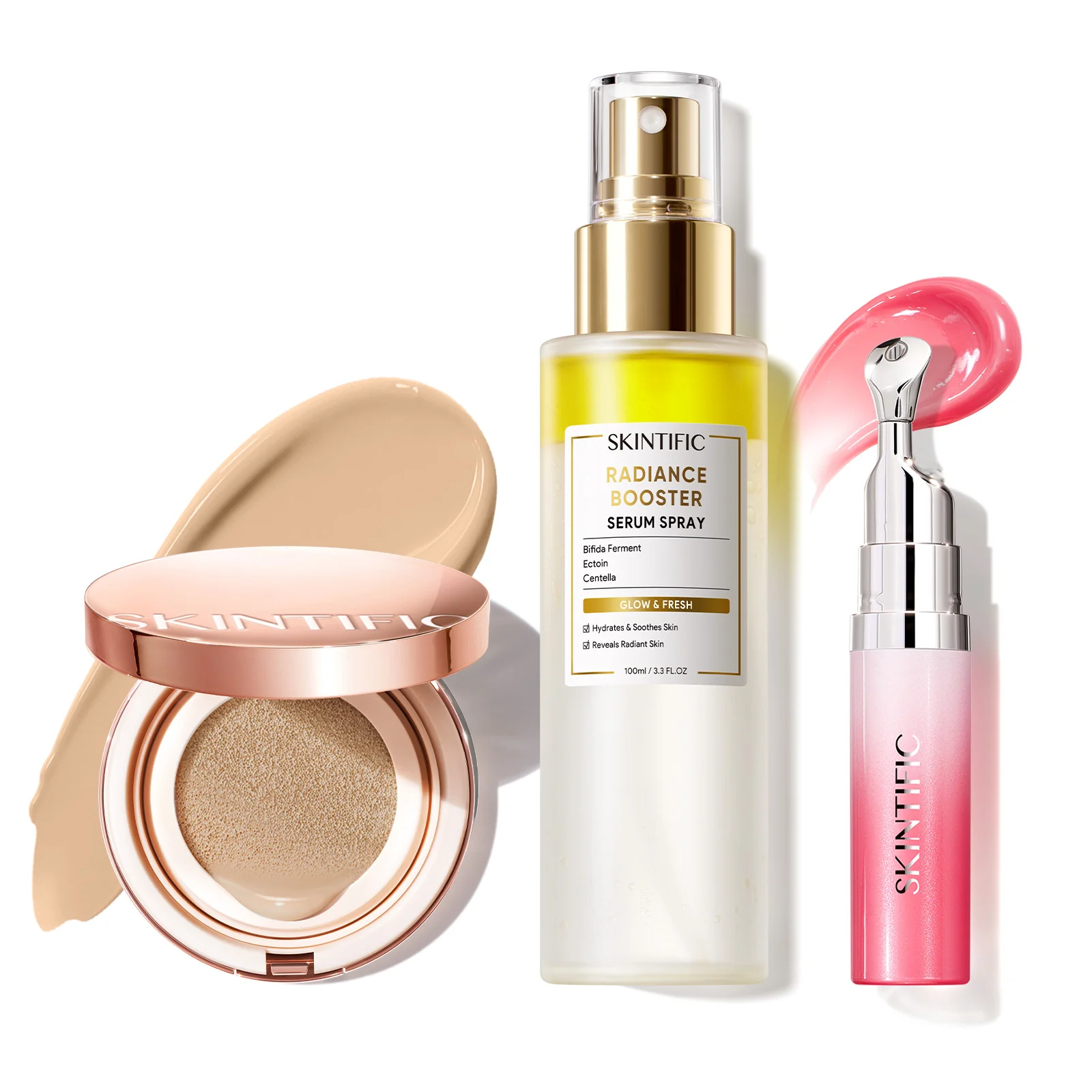 12-Hour Long-Lasting Cover Cushion+ Booster Serum Spray + Lip Serum - Image 64