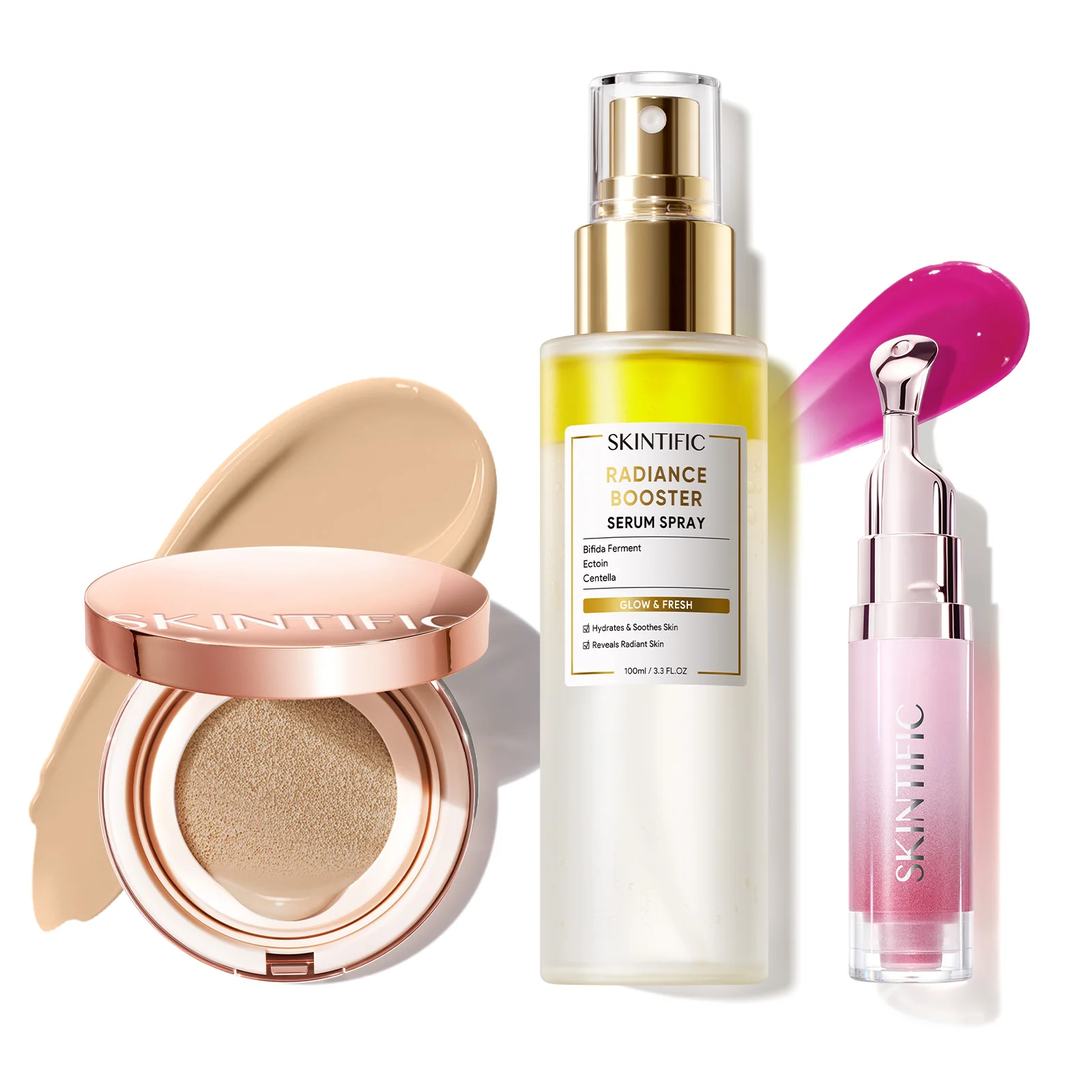 12-Hour Long-Lasting Cover Cushion+ Booster Serum Spray + Lip Serum - Image 65
