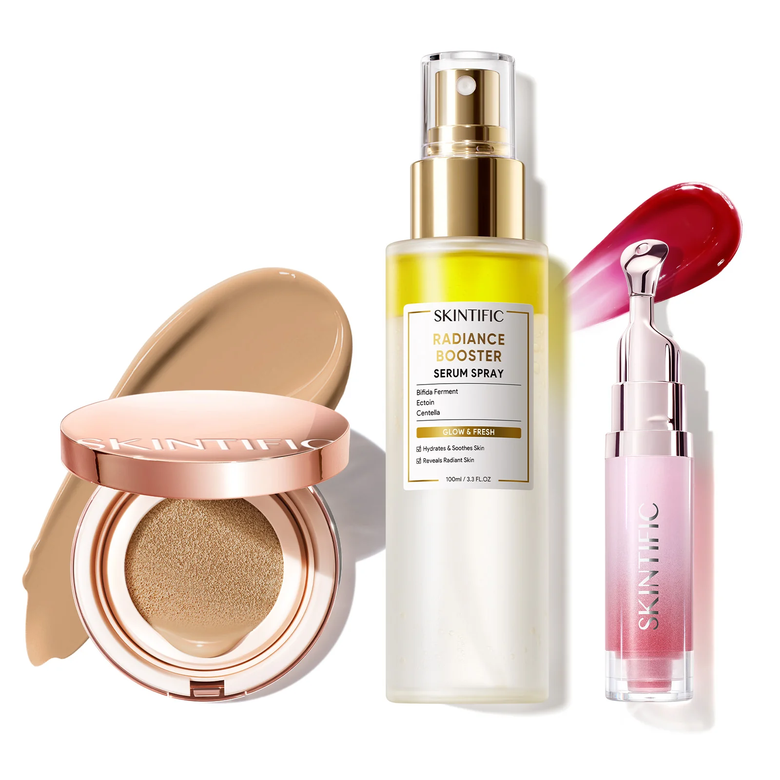 12-Hour Long-Lasting Cover Cushion+ Booster Serum Spray + Lip Serum - Image 74