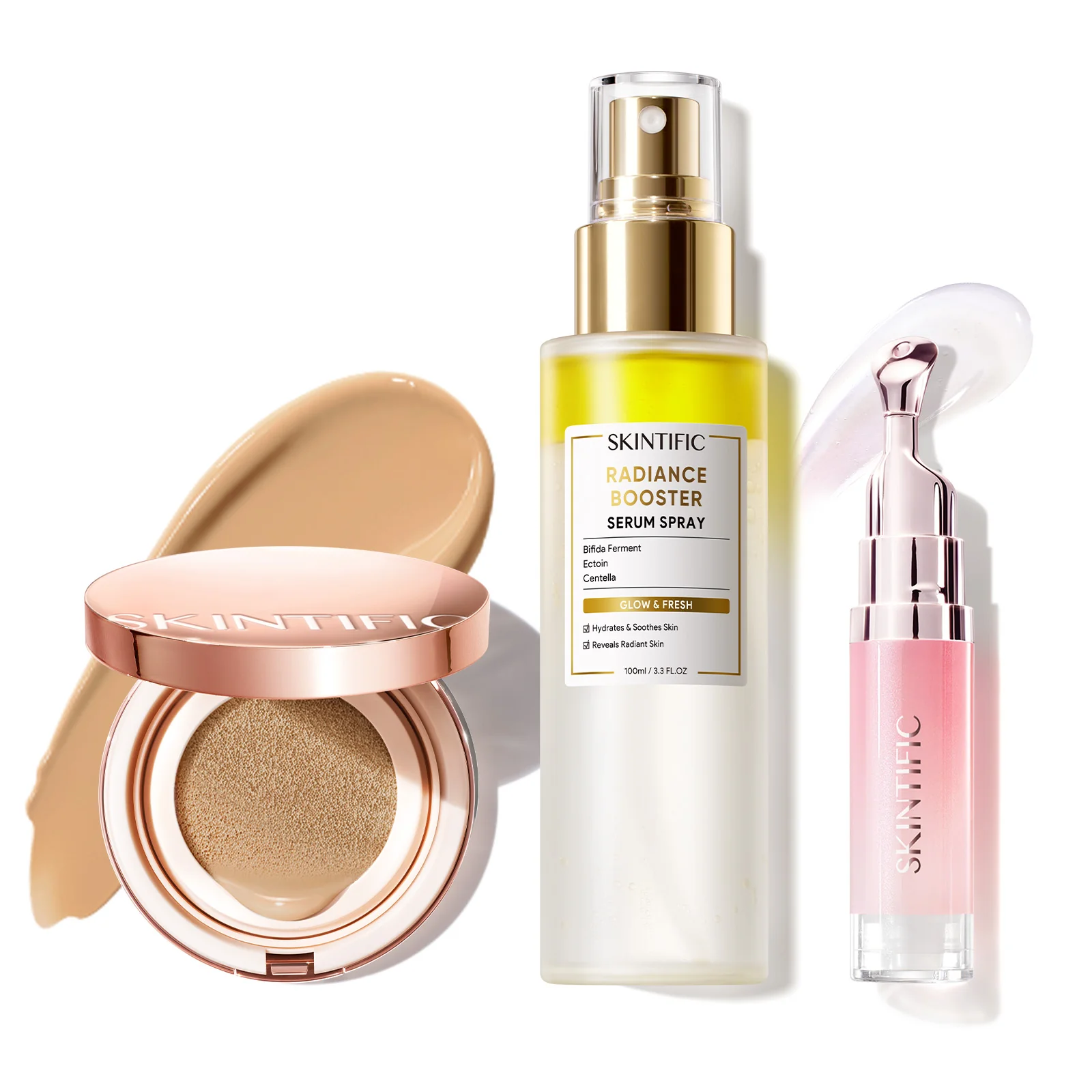 12-Hour Long-Lasting Cover Cushion+ Booster Serum Spray + Lip Serum - Image 75