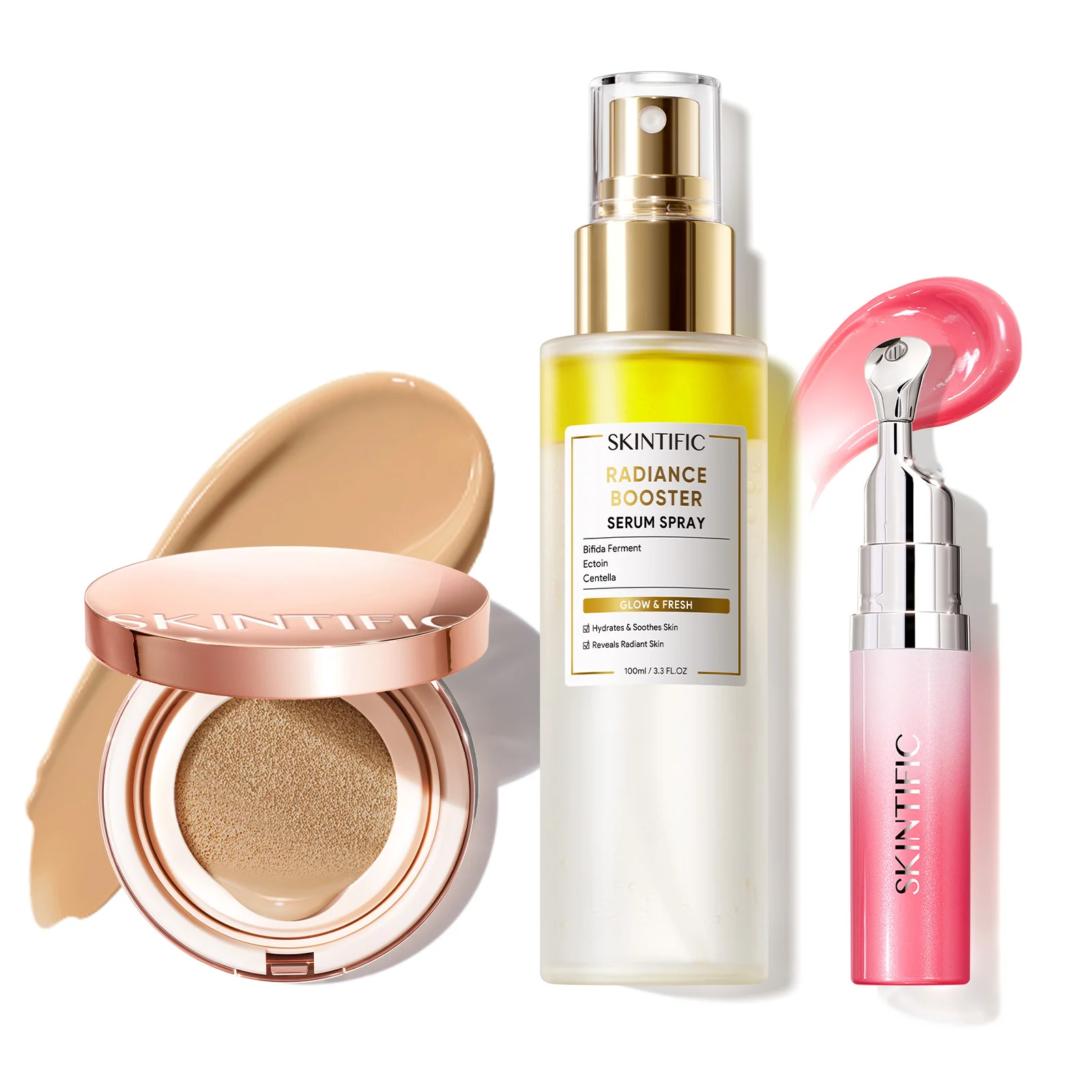 12-Hour Long-Lasting Cover Cushion+ Booster Serum Spray + Lip Serum - Image 76