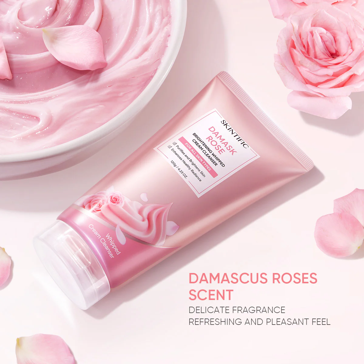 Damask Rose Brightening Whipped Cream Cleanser - Image 6