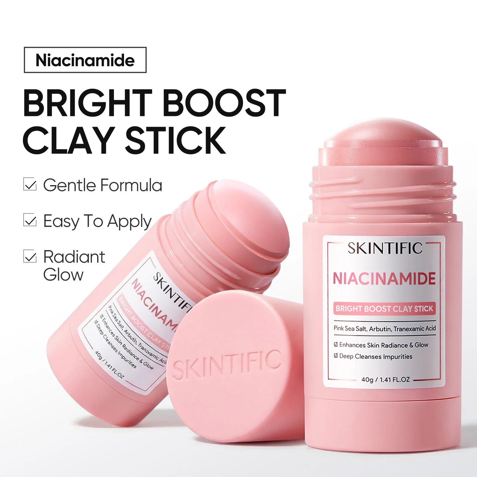 Niacinamide Bright Boost Clay Stick Mask - Image 6