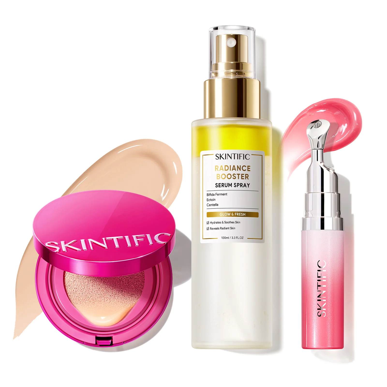 Glow Cover Cushion + Booster Serum Spray + Lip Serum - Image 26