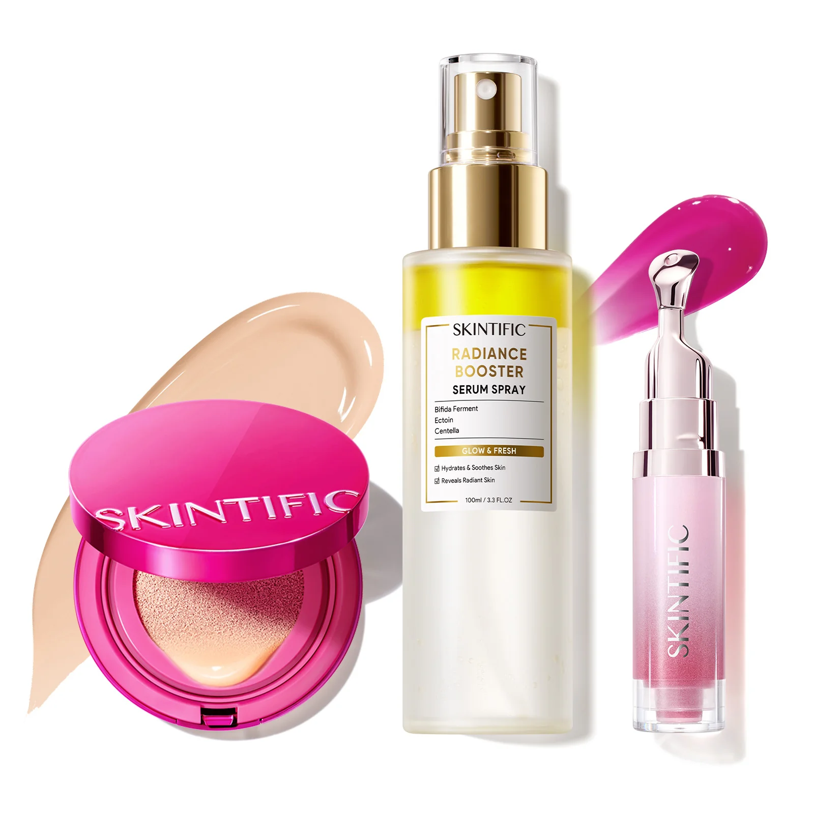 Glow Cover Cushion + Booster Serum Spray + Lip Serum - Image 27