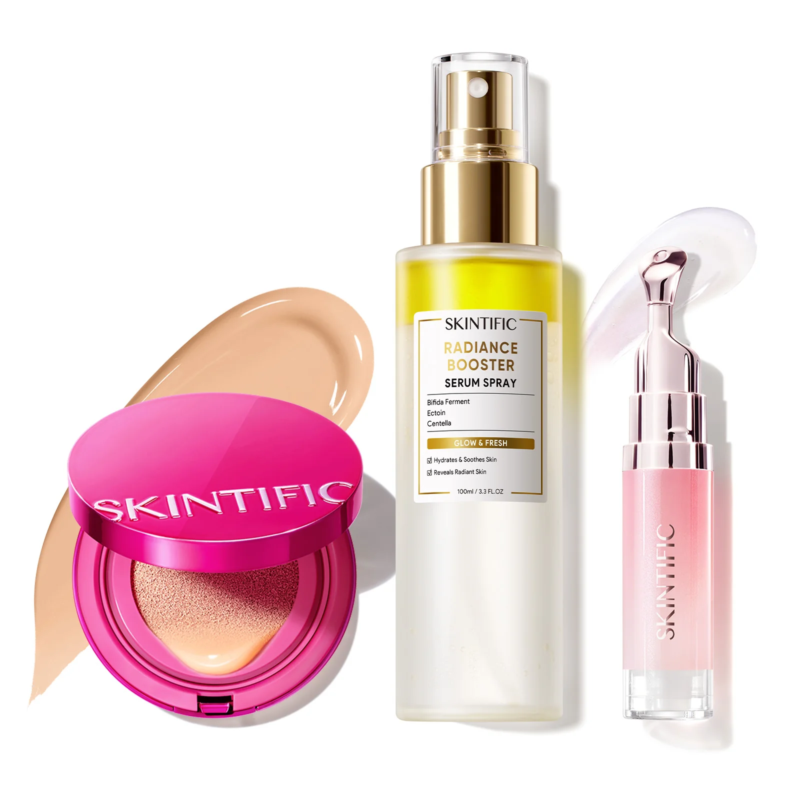 Glow Cover Cushion + Booster Serum Spray + Lip Serum - Image 33