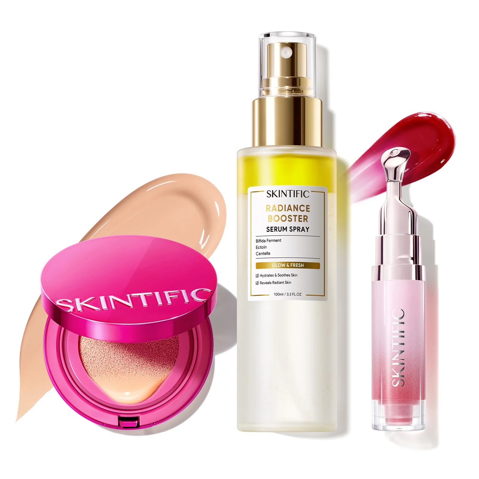 Glow Cover Cushion + Booster Serum Spray + Lip Serum - Image 39