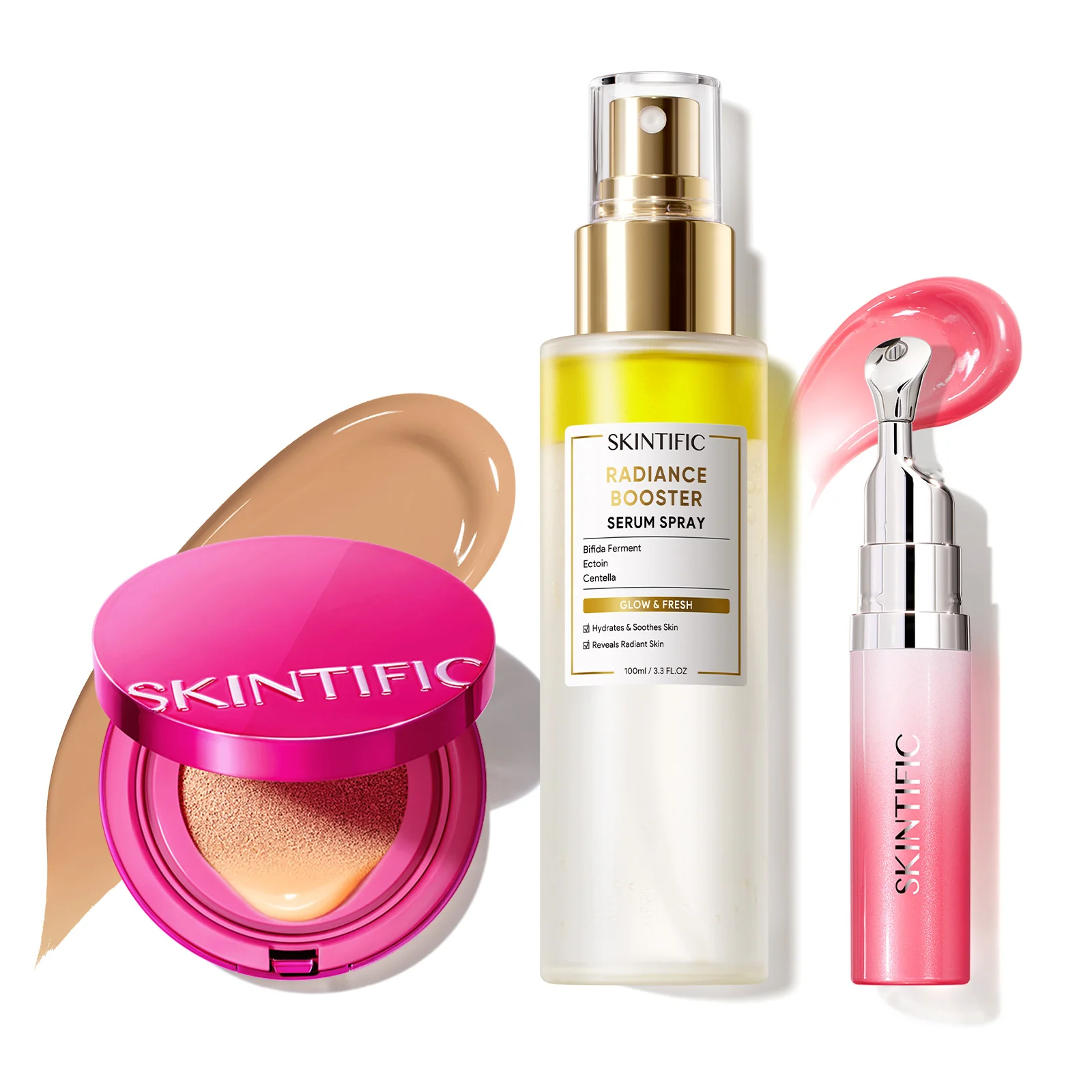 Glow Cover Cushion + Booster Serum Spray + Lip Serum - Image 41