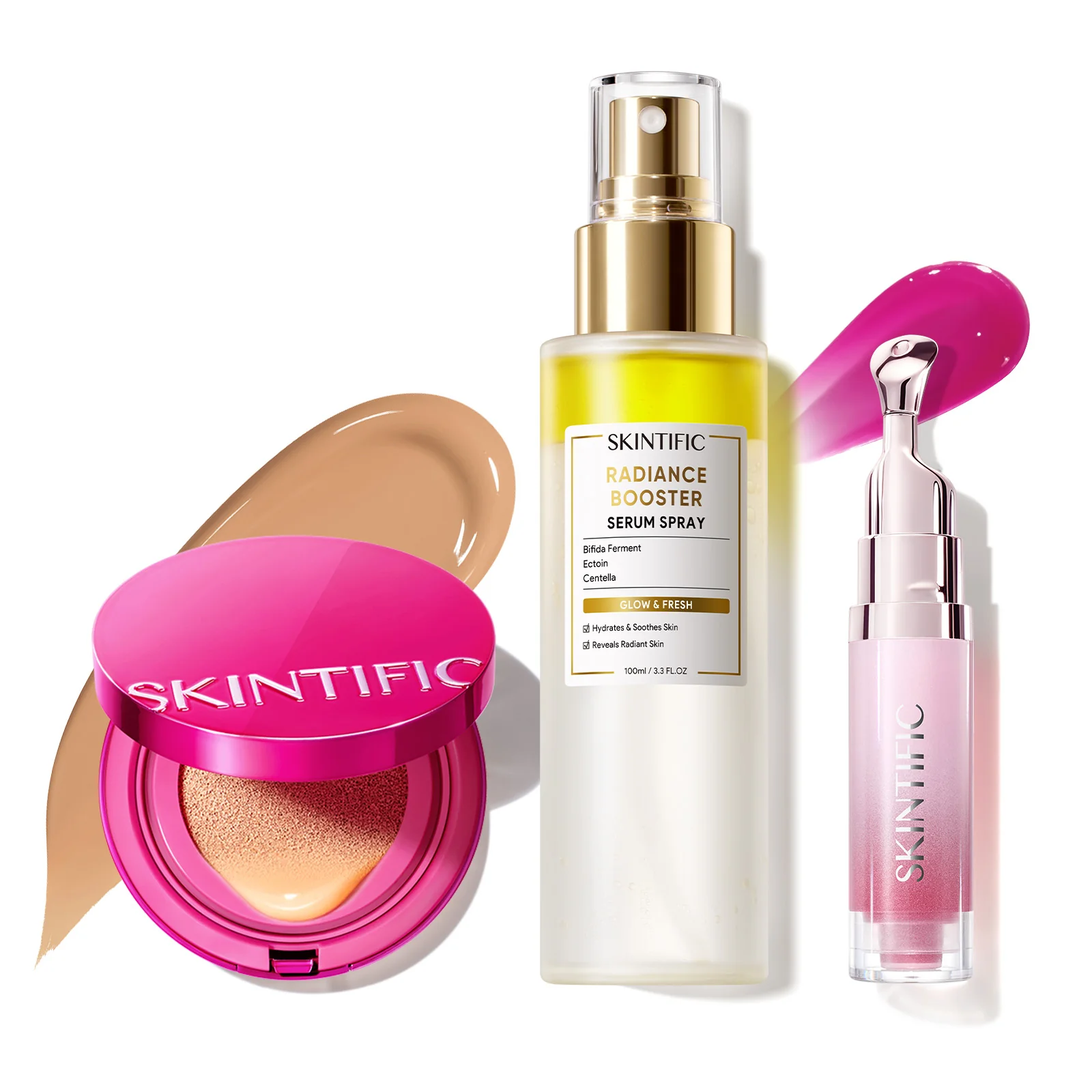 Glow Cover Cushion + Booster Serum Spray + Lip Serum - Image 42