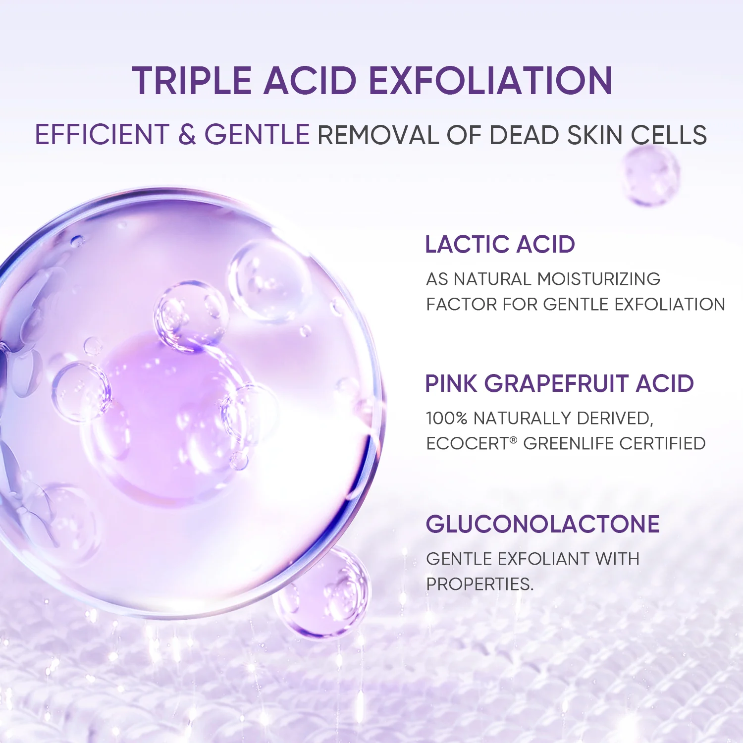 Lactic Acid Exfoliating Serum Smooth & Bright Skin - Image 4