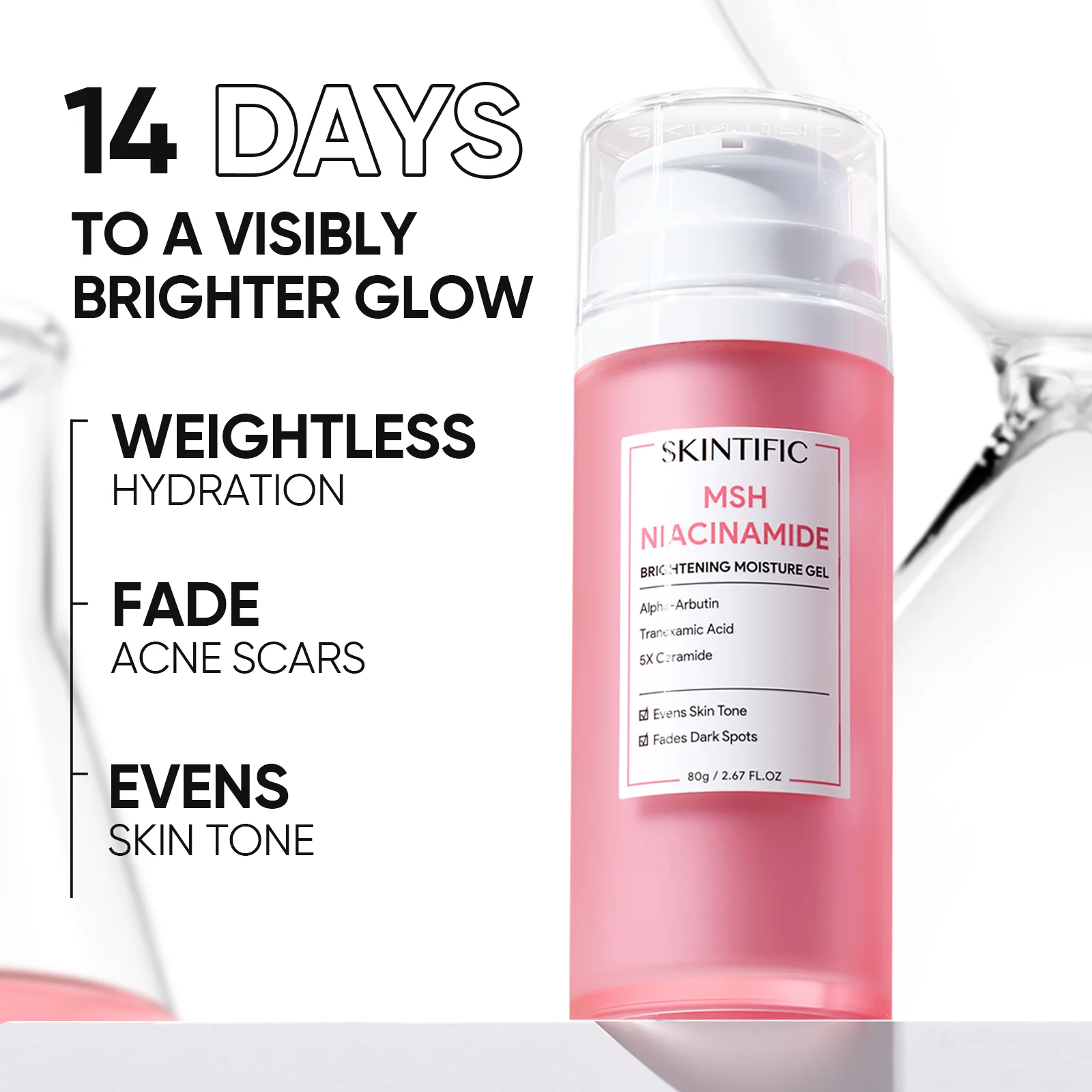 MSH Niacinamide Brightening Moisture Gel - Image 8