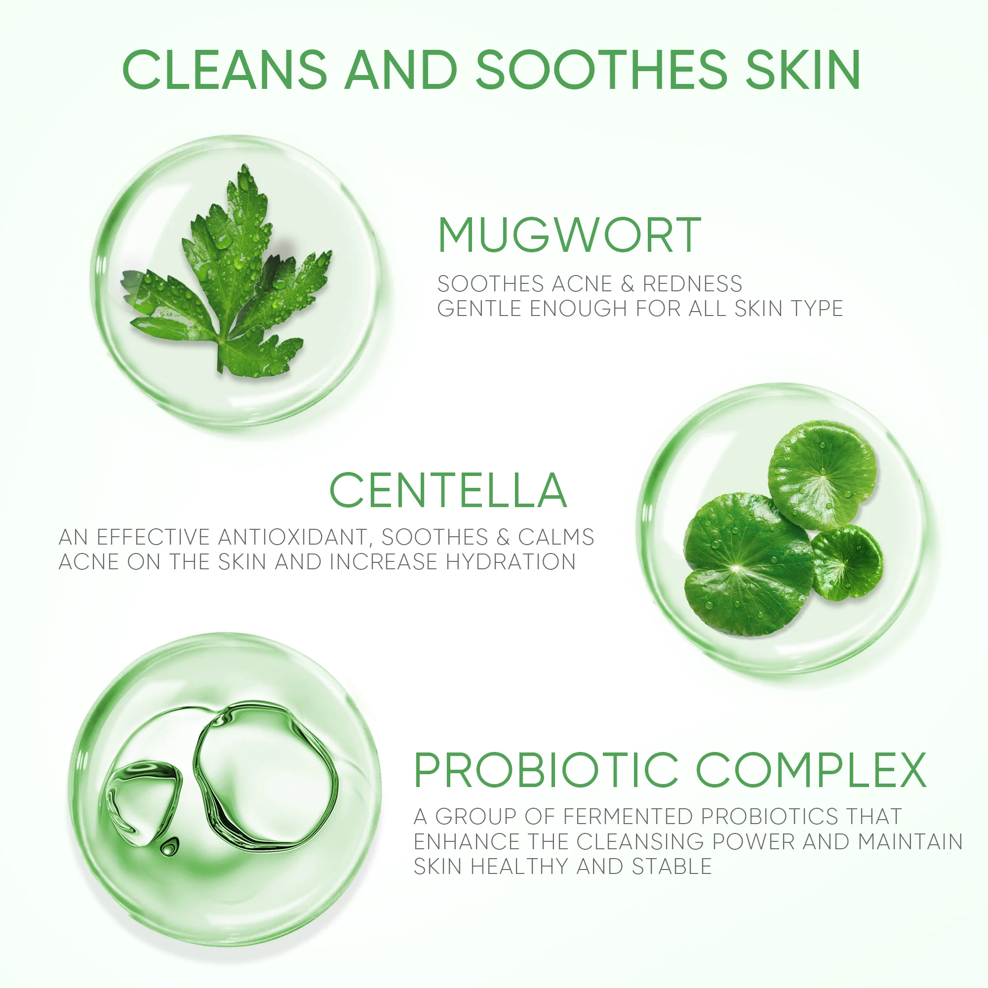 Mugwort Purifying Micellar Makeup Remover with Ceramide & Centella - Image 6
